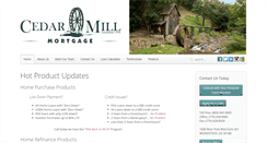 Desktop Screenshot of cedarmillmtg.com